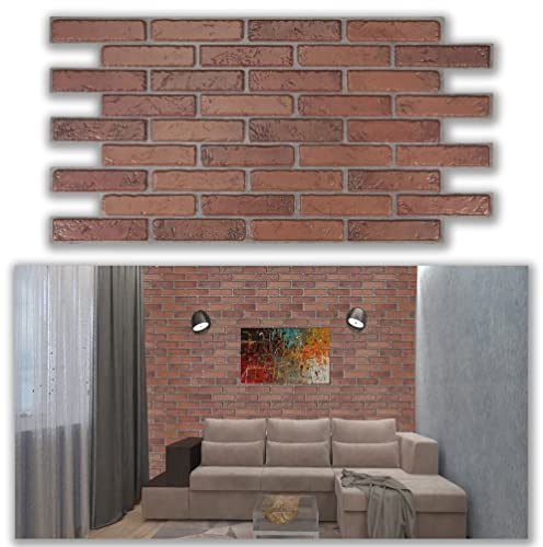 PVC Wandpaneele 3D Deko Fliesen Verkleidung (10, Natur)