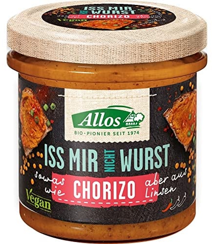 ALLOS Iss mir nicht Wurst, vegane Chorizo, 135g (24er Pack)