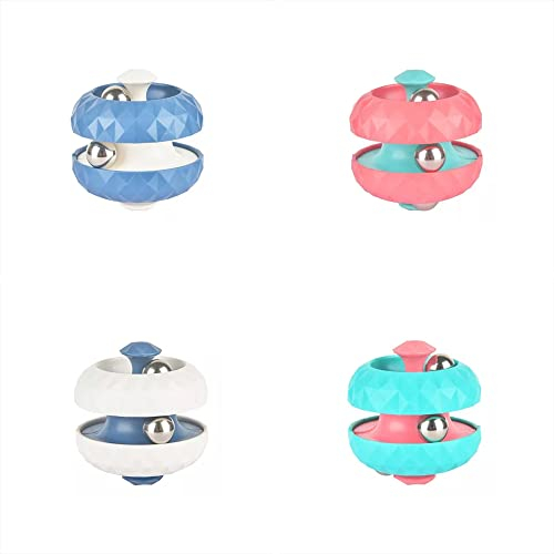 WondFans Stehaufe Trackball Flipper mit Fingerspitze (BLAU+Weiss+GRÜN+PINK)