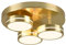 Trio Leuchten LED Deckenleuchte Franklin 626510308, Metall Messing matt, inkl. 8.5 Watt LED, Switch Dimmer