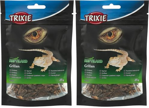 Trixie 76392 Grillen, getrocknet, 250 ml/25 g (Packung mit 2)