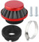 QAZAKY Limpiador de filtro de aire de 42 mm, 43 mm, 44 mm, para 33 cc, 43 cc, 47 cc, 49 cc, 52 cc, Motovox MVS10 SYX Moto 50 cc, minimoto, motocicleta, ATV, quad, scooter, Go Kart, ciclomotor, Dirt
