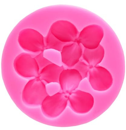 MAGICLULU Hortensien Silikonform Fondant Backform Umweltfreundlich Antihaftbeschichtet Selbstgemacht Kuchen Fondant Dekor Für Backen Und Party