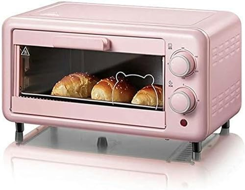 BTURYT Mini Forno Elettrico - Espansione Rosa 11l2 Strati Piccoli Foglie Multifunzione Foglia Galvanizzata, 38.1x28.8x20,9 Cm Tostapane