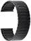 NVYRFS 22mm Elastische Edelstahl Strap Männer Frauen Metall Uhr Band Quick Release Universal Armband(Black)