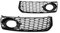 Auto Kühlergrill Für A5 S-Line S5 B8 RS5 2008-2012 Schwarz Glänzend Auto Frontstoßstange Nebelscheinwerfer Kühlergrill Grillabdeckung Netz Auto Front Kühlergrille