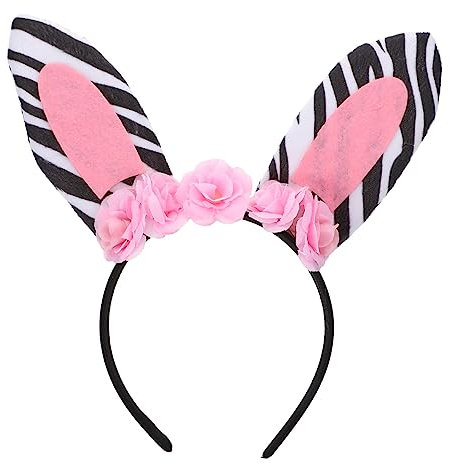 HONMEET Zebra Haarreif Mit Ohren Für Cosplay Und Partys Adorable Design Für Halloween Karneval Und Thematische Feiern Einfach Und Schnell Zu Tragen