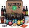 Deluxe British Real Ale Cheers Dad Beer Gift for Dad - 12x500ml Traditional Ales with 2 Snacks & Craft Beer Tasting Guide by QWERTY Beer Box - Beer Gift for Men, Men Beer Gift, Mens Hamper, Dad Gift