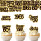 ENLACE Essbare Tortendeko 60 Geburtstag Mann Frau,48 Stk Cupcake Topper 60 Geburtstag Deko Torte Essbar,Esspapier 60 Geburtstag Kuchendeko 1965 Geburtstag Frau,Muffin Deko 60 Geburtstag Cake Topper