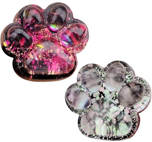 YEWCEP Tier Squeezespielzeug Squishy Squeeze Toy, 2 Stück, Katzenpfoten Design, Stressabbau, Anti-Stress, Sensorisches Spielzeug, für Erwachsene und Kinder ab 3 Jahren