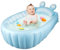 Baignoire gonflable pour tout-petits, baignoire portable peu encombrante, piscine à air doux pour la douche à la maison, les voyages, la garderie, l'hôpital, confortable, gonflage et drainage rapides