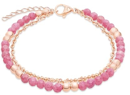 s.Oliver Damen Schmuck – Armbänder aus Edelstahl & eleganten Beads Stilvoll & Modern – Perfekte Geschenkidee