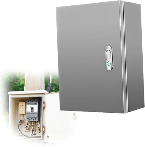 schaltschrank Schaltschrankgehäuse, Edelstahl-Anschlusskasten Für Versorgungskästen/Pumpensysteme, Wandmontierte Projektkästen Für Elektronik(H W D 300x300x200MM/T 1.2MM)