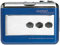 auvisio MP3 a cassetta: lettore di cassette USB portatile per registrazione MP3 con software (registrazione MP3 a cassetta, registrazione da USB a cassetta, registratore a cassette digitalizzatore)