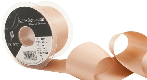 Berisfords Ribbon, Ecru, 50 mm x 20 m