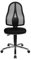 TOPSTAR Drehstuhl Point 60 schwarz mit Netzrücken ohne Armlehnen