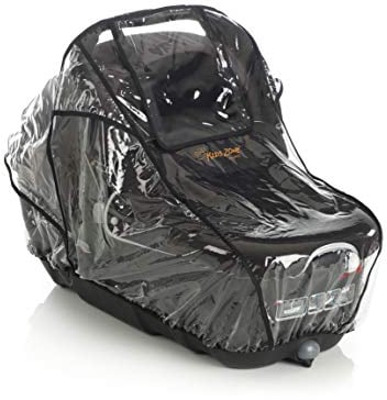 Jané Regenschutz für Babywanne, Universal, transparent, mit Tragetasche, Mittelfenster
