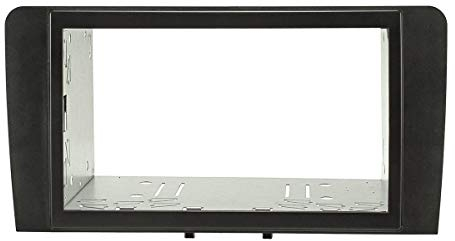 tomzz Audio 2403-037 Doppel DIN Radioblende Set kompatibel mit Audi A3 8P A3 Sportback 8PA Bj.2003-2013 schwarz mit Einbaukit Modelle mit Symphony Concert oder Chorus