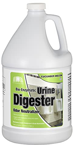 Nilodor BEON Urine Enzymatic Cleaner with Odor Neutralizer for Pet Dog, Carpet, and Bathroom, 1 Gallon, Cucumber Melon
