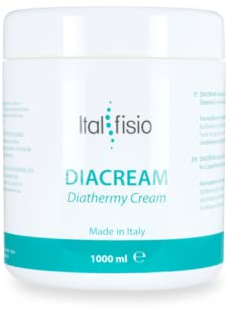 Diacream by Italfisio. RF Radiofrequency, Capacitive Resistive, Diathermy, tecar Cream. 1000ml