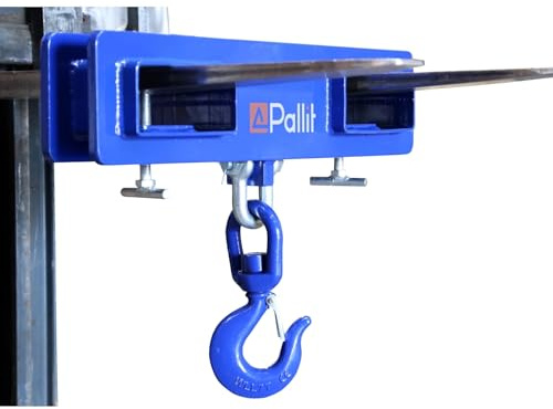 Pallit Lasthaken Gabelstapler drehbar Tragkraft 5000kg 5t Maße (LxBxH): 445x120x130 Verladehaken Kranhaken Haken Eisenhaken HOOK Staplerhaken