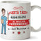 MUGFFINS (Taza en Italiano) Enfermeras Tazas Originales de café y Desayuno para Regalar Trabajadores y Profesionales. Esta Taza Pertenece a Las Mejores Enfermeras del Universo. Cerámica 350 ml