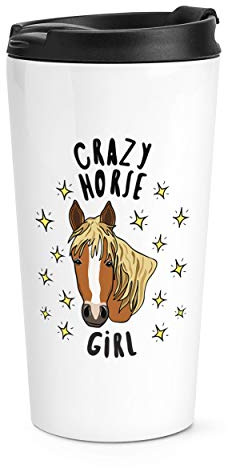 Crazy Horse Girl Stars Travel Mug Cup