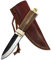 Vehi Mercatus Wikinger Messer Gotland mit Lederscheide ESS- und Gebrauchsmesser