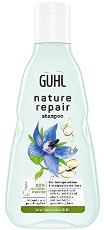 Guhl Nature Repair Shampoo - Inhalt: 250ml - Für beanspruchtes und strapaziertes Haar - Regeneriert und stärkt anhaltend