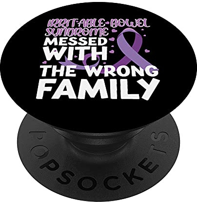 Irritable Bowel Syndrome Awareness IBS Related Periwinkle PopSockets Swappable PopGrip