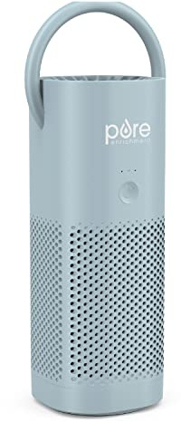 Pure Enrichment PureZone Mini purificateur d'air portable – Le véritable filtre HEPA sans fil nettoie l'air et élimine 99,97 % de la poussière, des odeurs et des allergènes près de chez vous