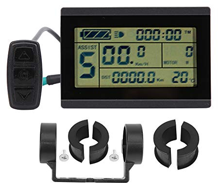 Mischen Sie wasserdichtes Stecker-LCD-Instrument, elektrisches Fahrrad-LCD-Instrument, Ausrüstung für Fahrradfahrer Autogeschäfte Reiten