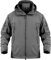 Memoryee Uomo Tattico Camouflage Softshell Giacca Outdoor Militare Pile Fodera Impermeabile Antivento Giubbotto con Cappuccio/Grey(new)/2XL