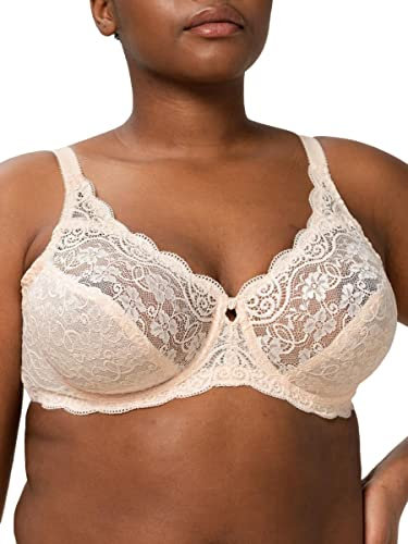 Triumph Amourette 300 High Apex Bra Orange Highlight Beige 44B