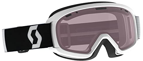 Scott Junior Witty Goggle Schwarz-Weiß - Klassische komfortable Kinder Ski- und Snowboardbrille, Größe One Size - Farbe