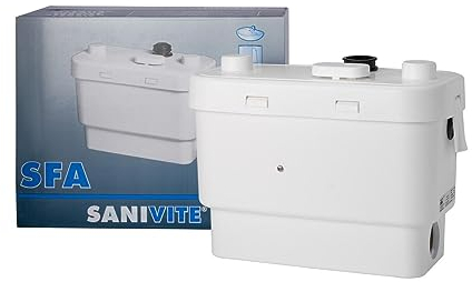 SFA Hebeanlage 400W Sanitär - Modell SANIVITE - Abwasserhebeanlage bis 5 m Höhe - Schmutzwasserpumpe für Küche, Waschküche, Badezimmer (ohne Toilette) (3308811599018)