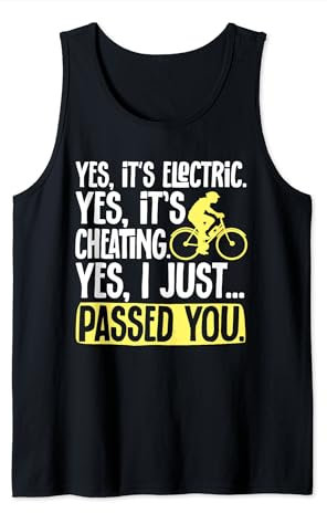 Elektrofahrrad Radfahren Biker E-Bike Tank Top