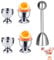PTaizjjz Lot de 4 coquetiers en acier inoxydable et 1 ouvre-œuf français en forme de petit verre à vin