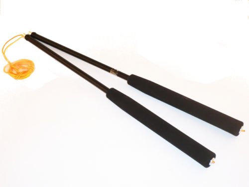 Diabolonet Henrys Diabolo Handstäbe (schwarz) Fiber 310 mm