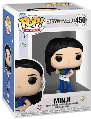 Funko POP! Rocks: New Jeans - Minji | Offizielles Musik Merch - Vinyl Sammelfigur als Regal Deko - Geschenkidee zum Geburtstag für Fans und Sammler