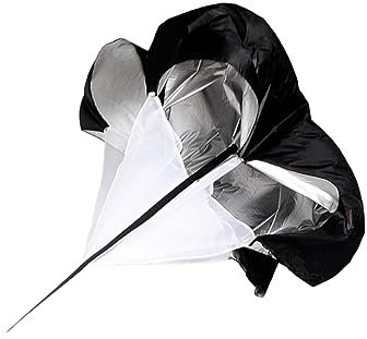 BELLIFFY Widerstandsschirm Für Lauftraining Fitnessgerät Mit Polyester-Material Laufwiderstandsschirm Sportliches Krafttraining Outdoor-sportzubehör
