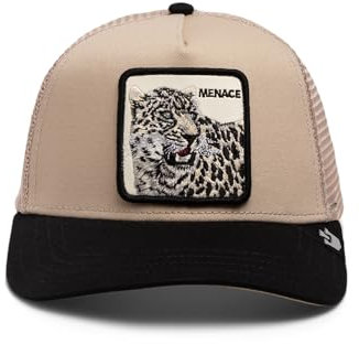 Goorin Bros. Trucker Cap The Snow Leopard Beige Schwarz, Size:OneSize