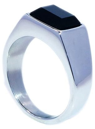 WATIIFUFU künstliche Diamantringe Herrenring männliche verlobungsringe herren diamantringe Vintage-Ringe für Männer trendiger Schmuck silberringe silver rings Modering Schmuck Ringe