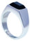 WATIIFUFU künstliche Diamantringe Herrenring männliche verlobungsringe herren diamantringe Vintage-Ringe für Männer trendiger Schmuck silberringe silver rings Modering Schmuck Ringe