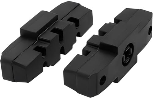 YAPKOLV 2 Stück Bremsschuhe für Magura Hs11/ Hs22/ Hs24/ Hs33 Hohe Bremsleistung Fahrrad Bremsbelag (schwarz) für Fydraulische Felgenbremse
