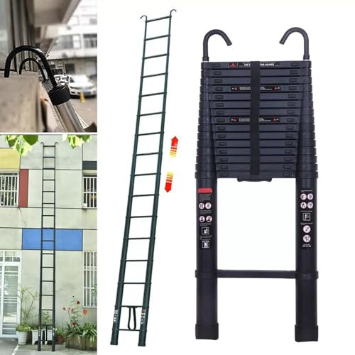 Telescopic Ladder Multi-Purpose Extendable Folding Aluminum Ladders 6M