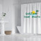 hadefa Individueller Duschvorhang, personalisiertes Foto-Duschvorhang-Set, Waschraum, Hotel, Heimdekoration mit 12 Haken