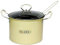 MagiDeal Pot de friteuse avec passoire amovible Poulet Fryer polyvalent Pan de frit, Jaune