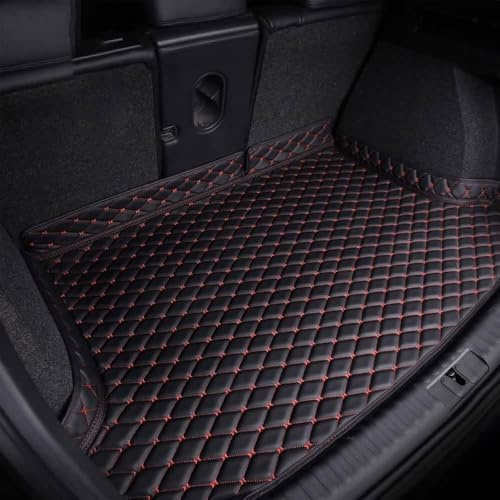 KAEW Auto Leder Kofferraummatten für Mercedes Benz A-Class Saloon Sedan/Hatchback W177 A160 A180 A200 A220 A260 A250, Cargo Teppich Kratzfest rutschfest Kofferraum Ladungsschutz-Innenausstattung