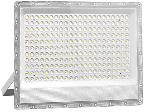 Dibaful 200W LED Strahler Außen Scheinwerfer | Außenstrahler 3000K Warmweiß IP66 Wasserdicht | LED Fluter für Garten Sportplatz